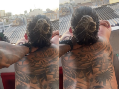 Carioca neukt Paulista op het balkon