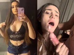 Deep-throat en speelt met haar vriendin