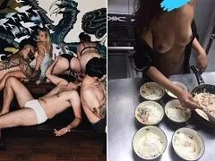 Suruba in een Japans restaurant in Curitiba uitgelekt op het net