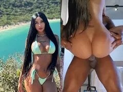 Beroemde 22-jarige DJ uit Rio de Janeiro neemt de pik van de uitsmijter na de show